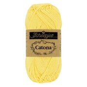 SCHEEPJES CATONA, 522 keltainen, 100% puuvilla
