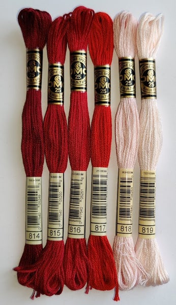 DMC muliinilanka, Moulin&eacute; Special, PUNAISET