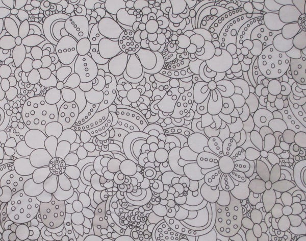 V&auml;ri&auml; vaihtava KUKKASET trikoo